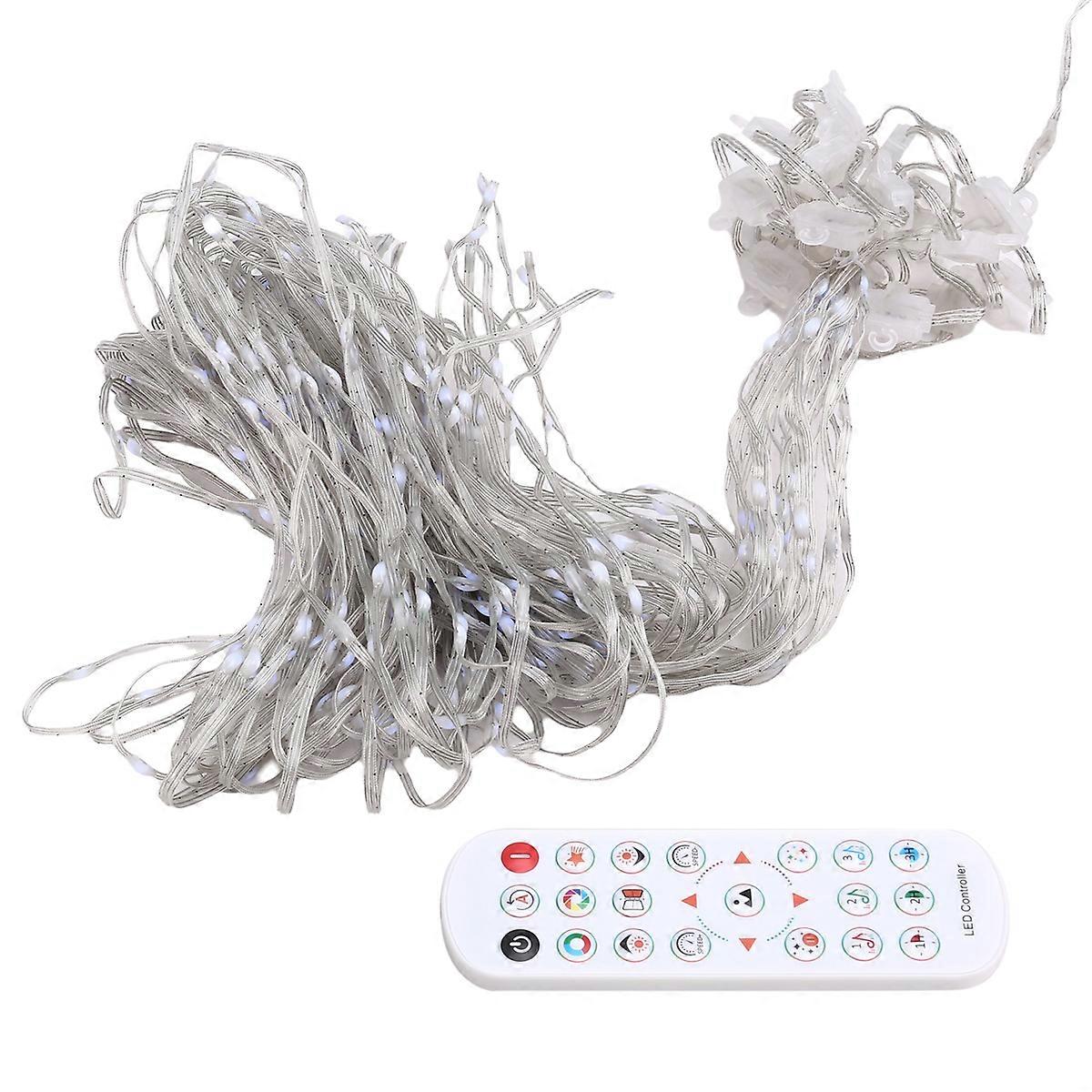 Smart Curtain Lights Bluetooth App Control RGB LED String Waterproof Fairy Light USB DIY Display Ro