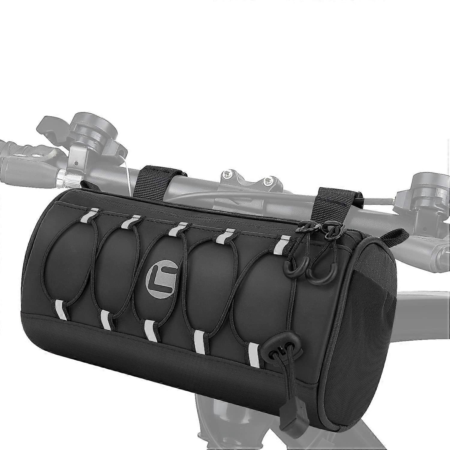 Bicycle Handlebar Bag 2.2 Liters Size Waterproof Cycling Storage Compatible with Mountain and Road Bikes