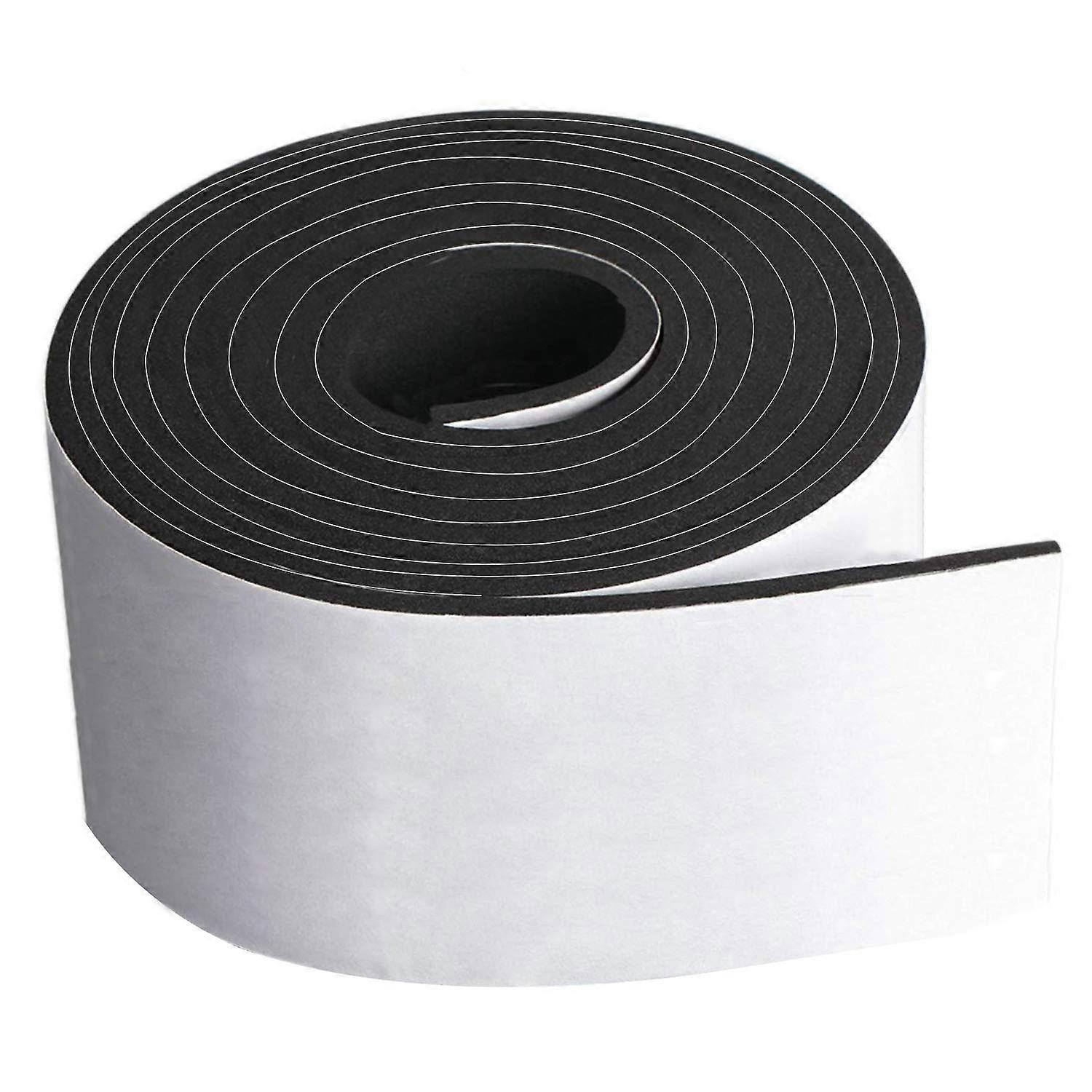High Density Neoprene Foam Strip for Weather Seal and Insulation 4" Wide x 10' Long x 1/16" Thick
