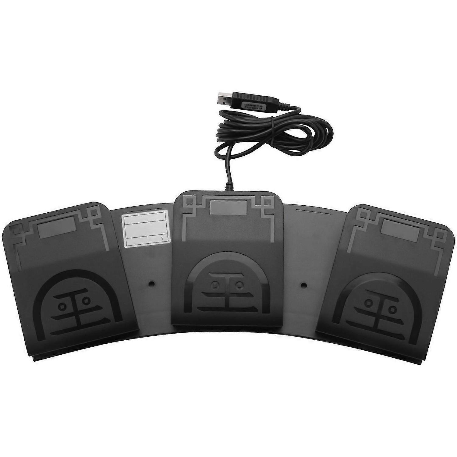 FS2020U1 USB Foot Switch Control Key Customized Computer Keyboard Action Pedal compatible Devices In