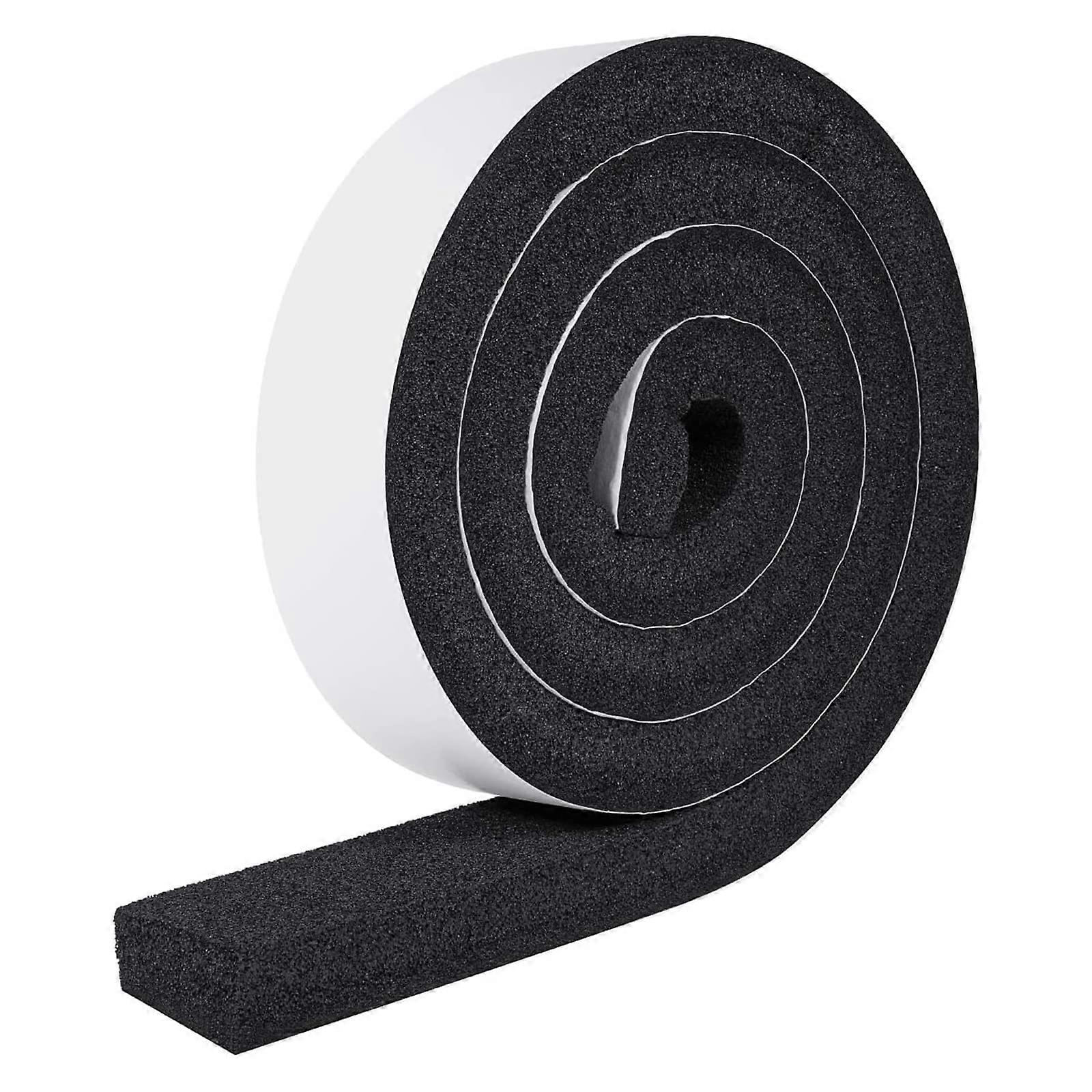 High-Elastic Door Seal 2x1x6.5 Feet for Energy Efficiency, Weatherproofing, and Noise Reduction