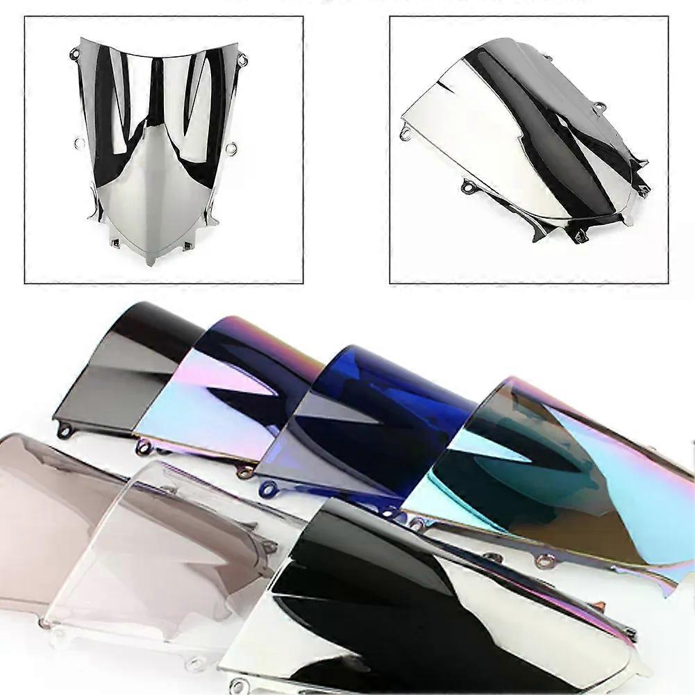 Windshield compatible for YZF R6 600 R7 700 YZFR6 YZFR7 2017-2022 Double Bubble WindScreen Motorcycle Accessories Fairing Deflector MAXP