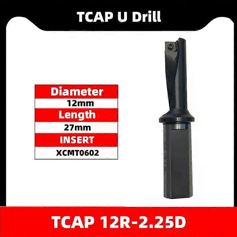 Kakarot Black Tcap U Drill 2.25D 3D Xcmt Inserts Multi-Function Drill Small Hole Fast Drill Violent Drill Turning Tools Bar
