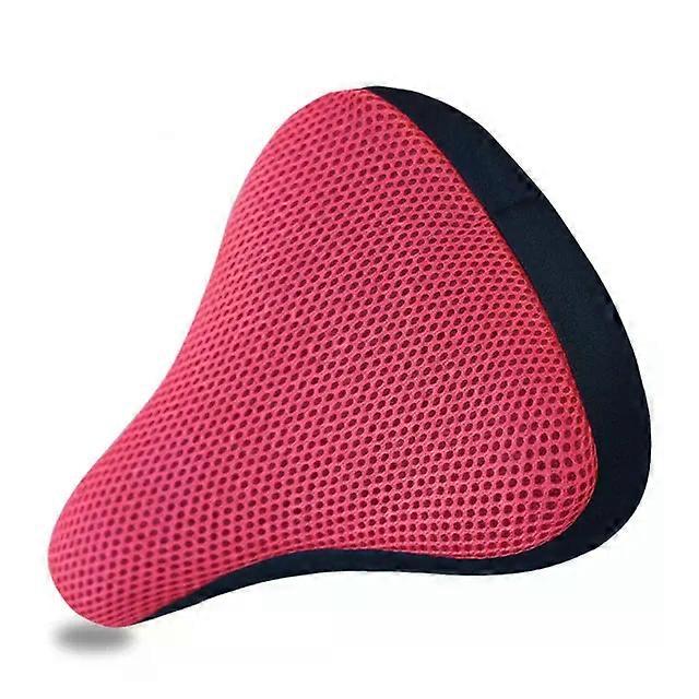 3D Bicycle Saddle Cover Soft Bike Seat Cover Cycling Silicone Seat Cushion Cycling Breathable Saddle Comfortable Bicycle Saddle