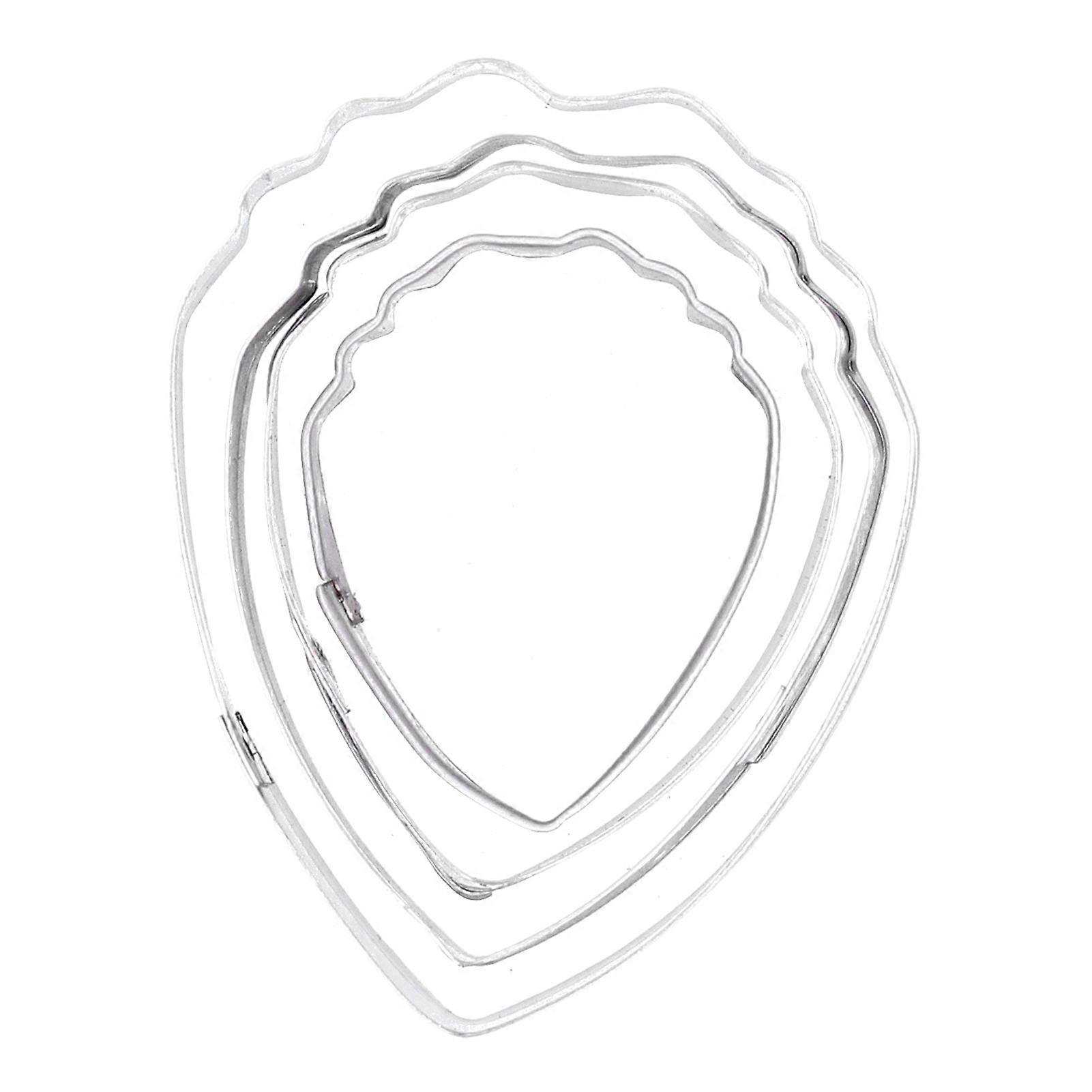 Peony Flower Cutter, 4-Piece Set, Fondant and Gum Paste Cutter, Cookie Cutter Mold for Cakes and Biscuits