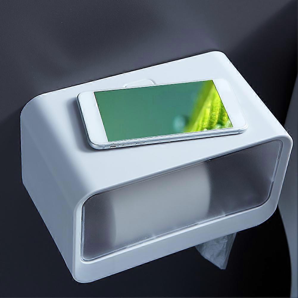 Plastic Toilet Roll And Paper Towel Storage Rack For Bathroom Plastic Construction Standard Roll Size Holder