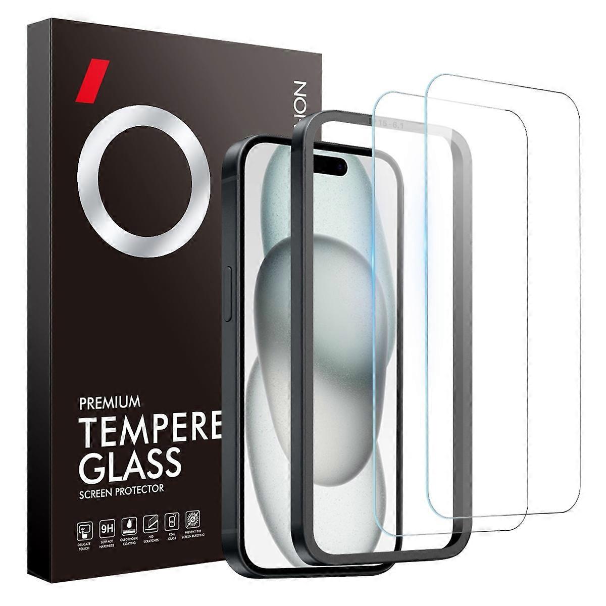For iPhone 15 Tempered Glass
