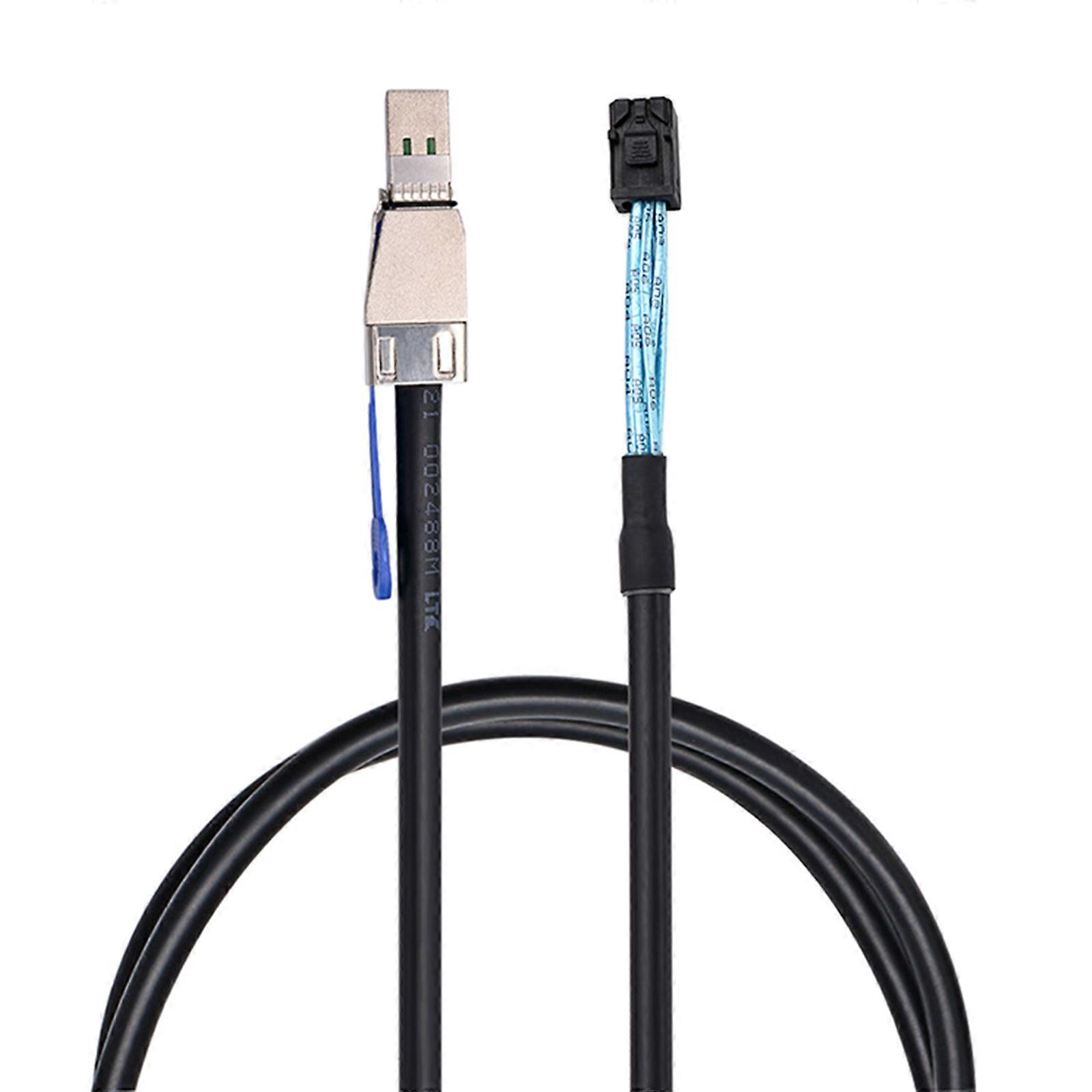 External SFF-8644 to SFF-8643 Data Server Raids Cable 36Pin Chassis Connectors 12Gbps SAS3.0 Transmission Cable