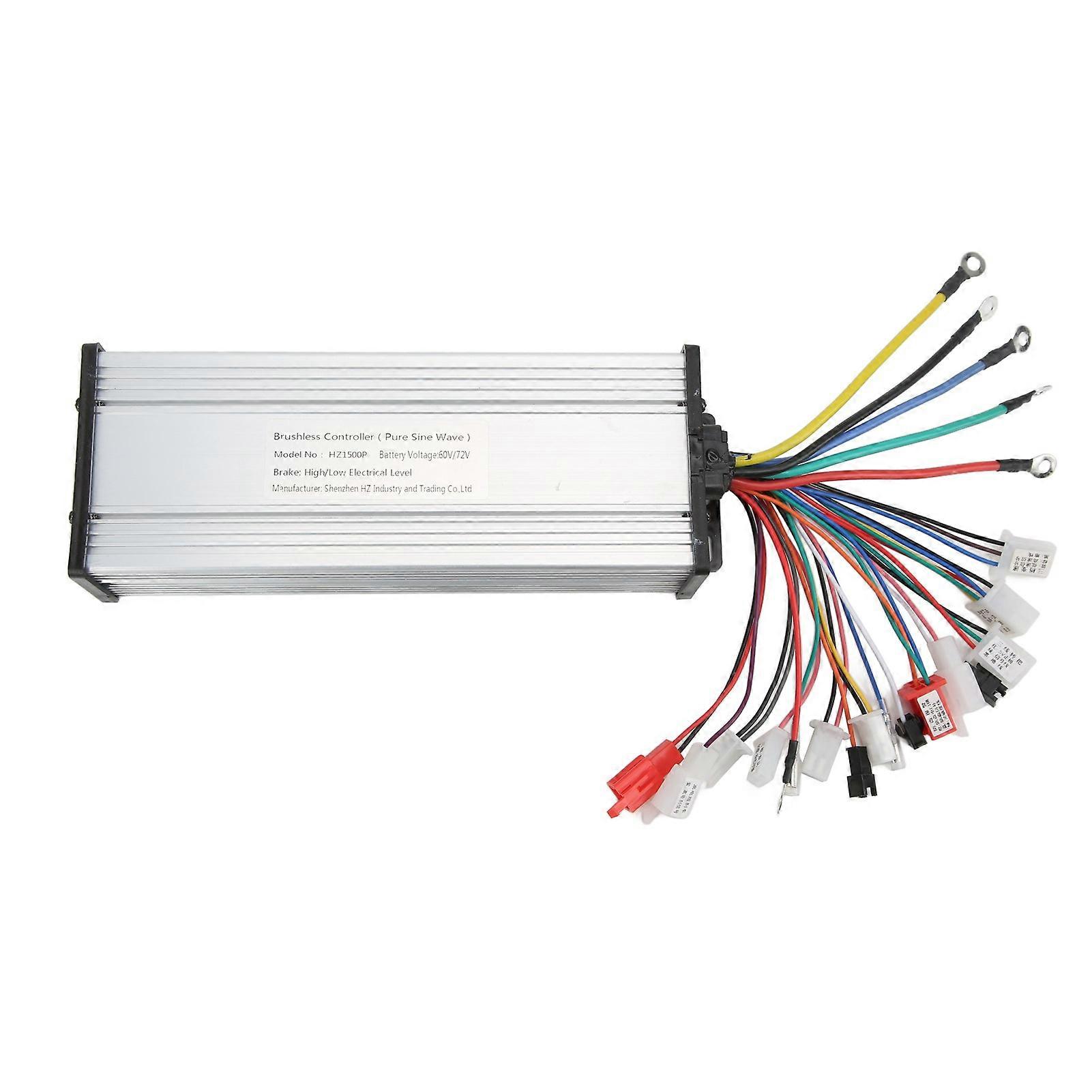 60V 72V 1500W Sine Wave Controller 60V72V Brushless Motor Controller for Electric Bicycle (Silent Version)