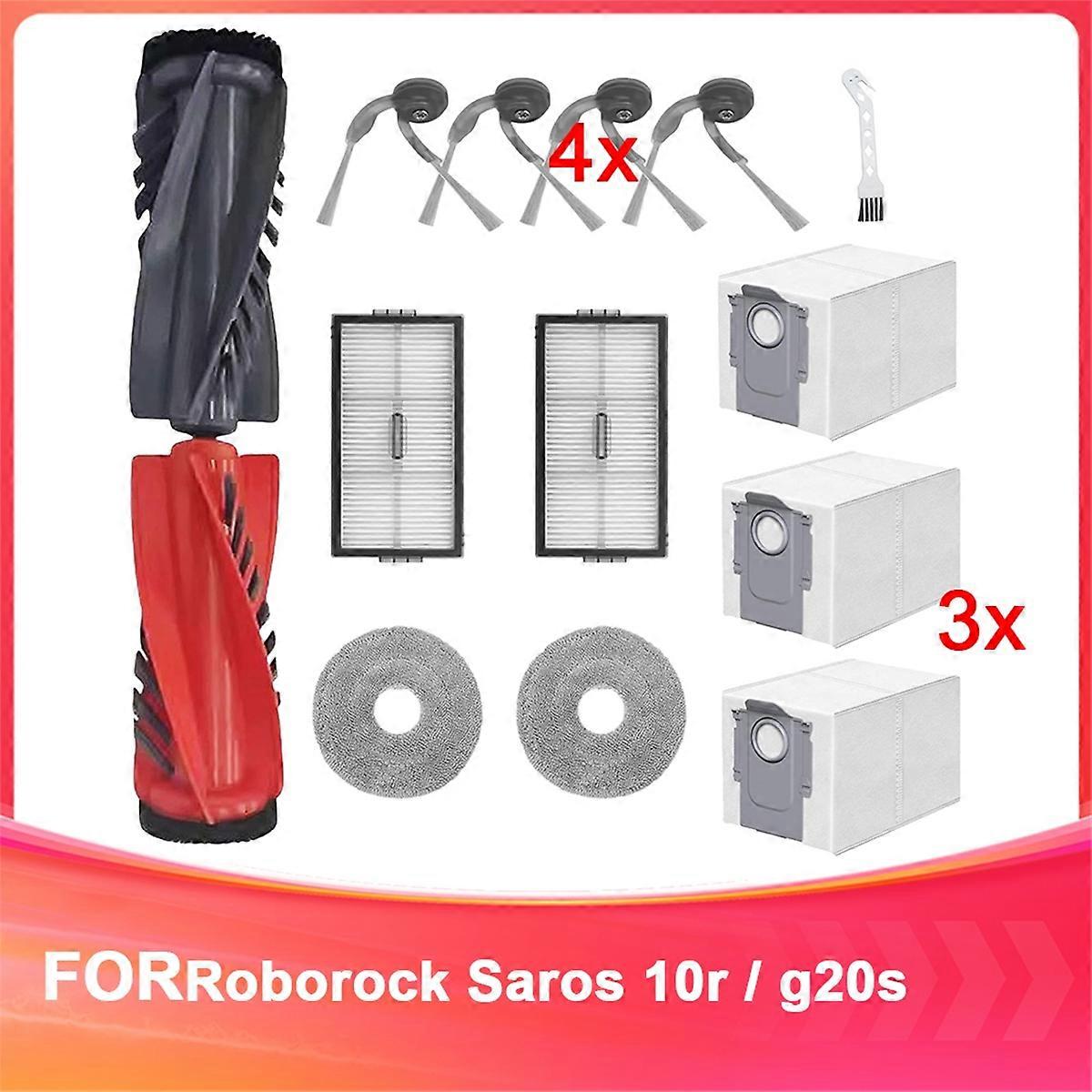 For Saros 10R / G20S Ultra Vacuum Cleaner Replacement Parts Accessory Kits Main Brushes, HEPA Filters,Mop Pads