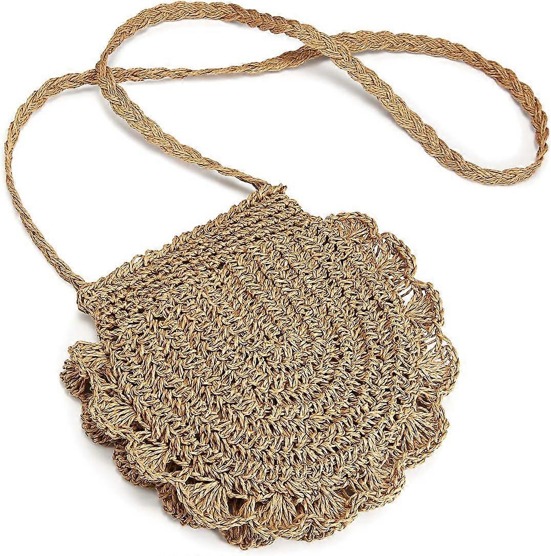 Straw bag-light brown