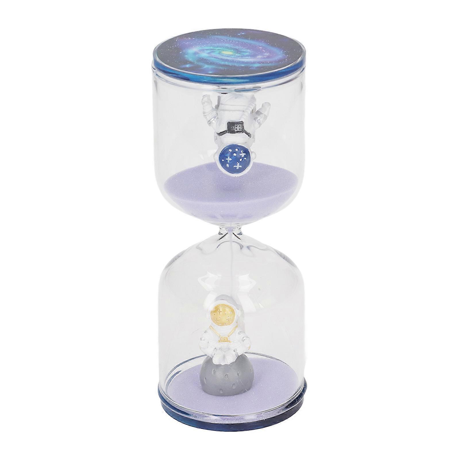 Decorative Sand Timer Clock Space Man Educational Hourglass for Office Home Kitchen Desk Decor