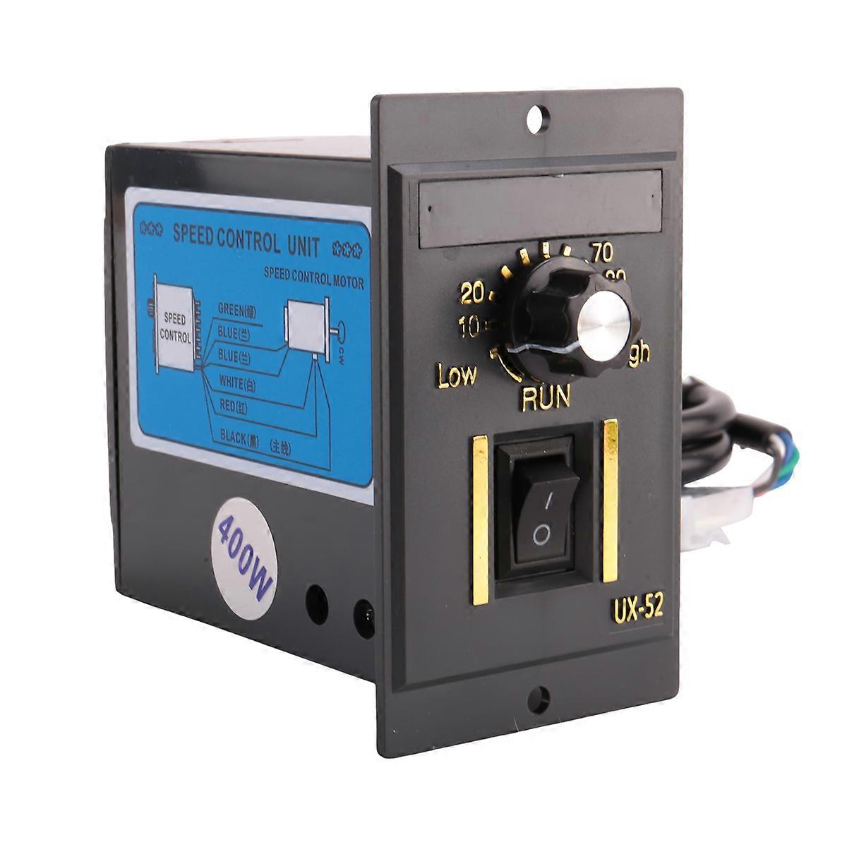 AC 220V 50Hz Drehzahlregler 15–400W – Einstellbar 0–1450 U/min, Vorwärts/Rückwärts, Präzise Regelung Für Motoren (400W)