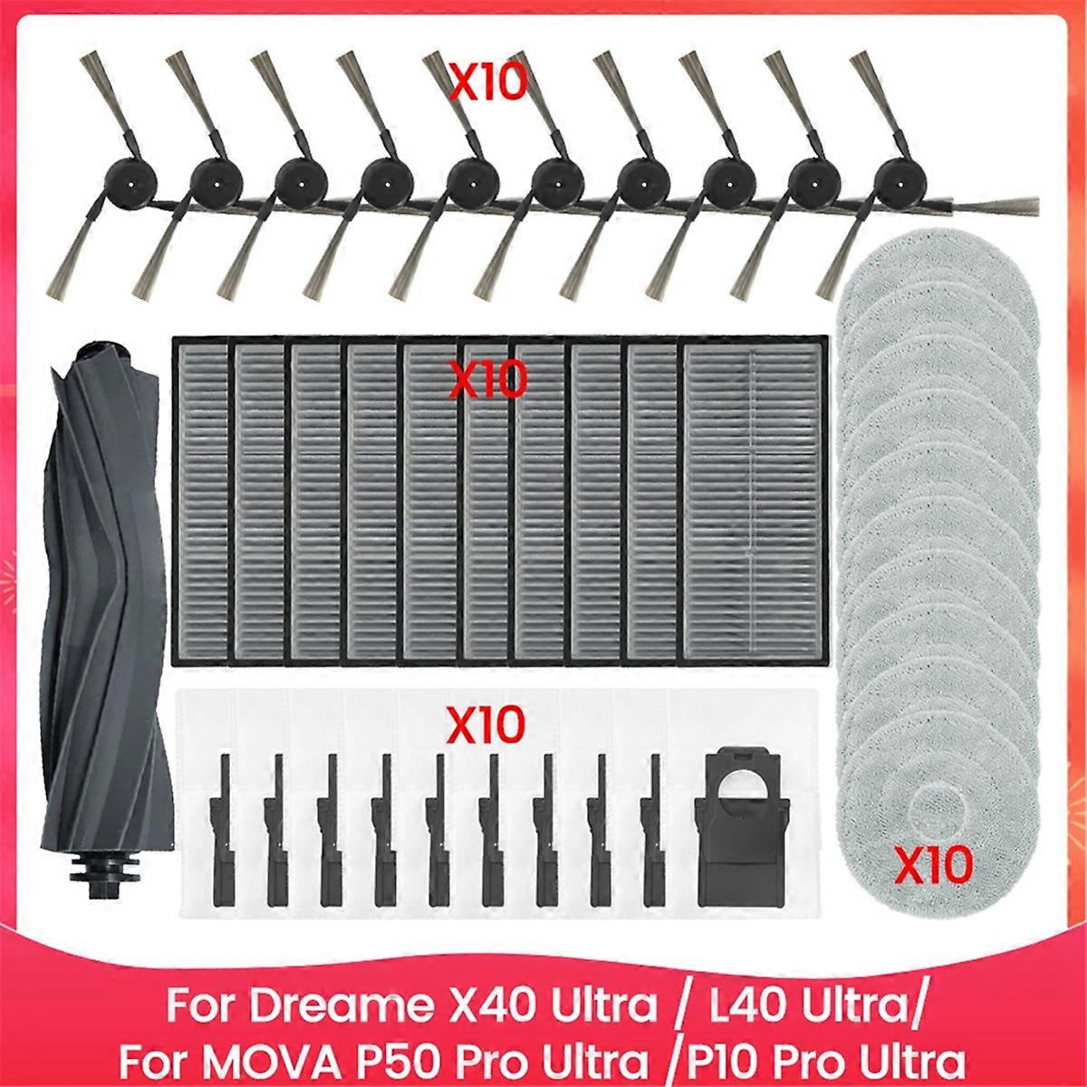 For X40 Ultra / L40 Ultra, P50 Pro Ultra Main Side Brush