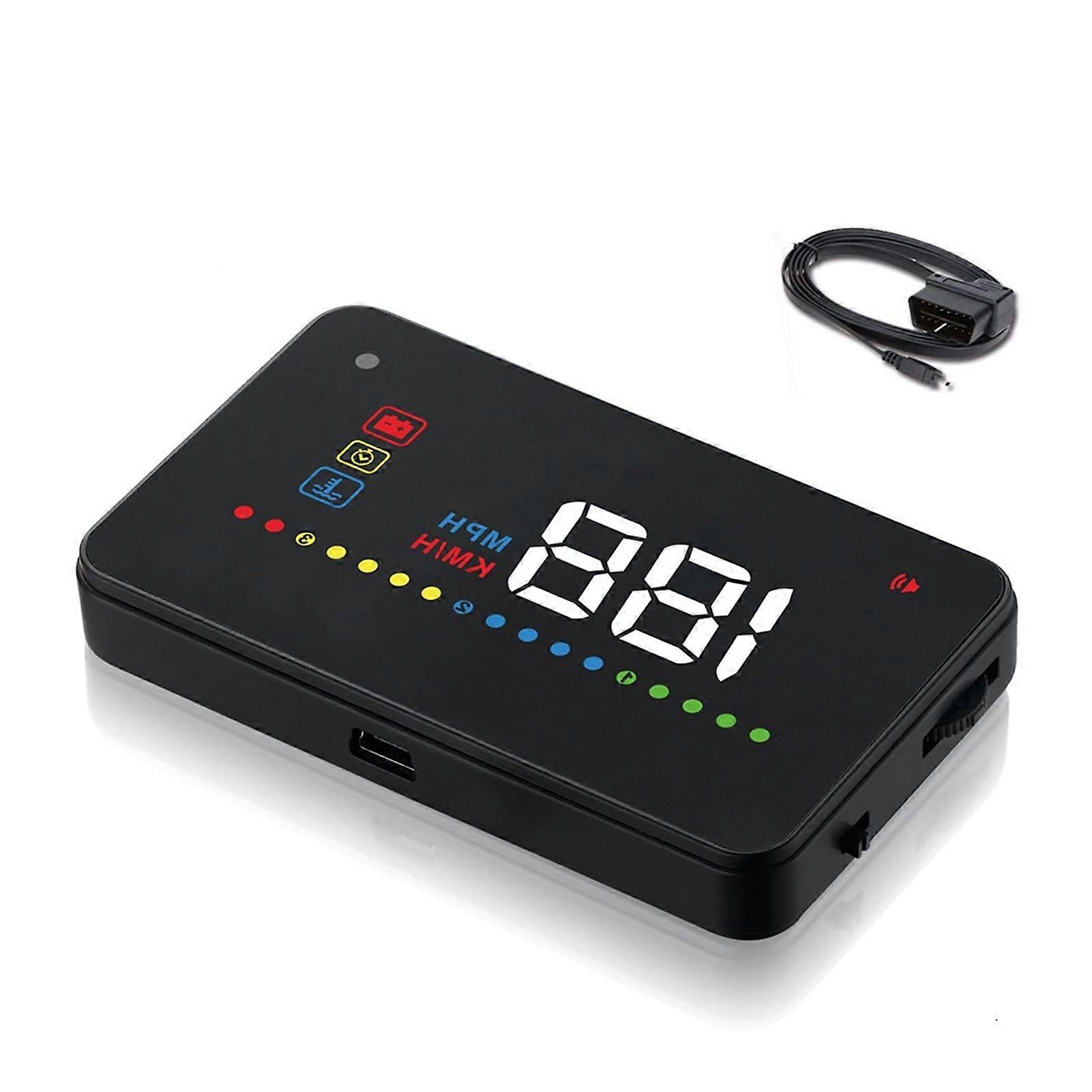 Car Projector Speedometer OBD2 OBDII 3.5-Inch A200 Car HUD Display for Real-Time Speed and Diagnostics