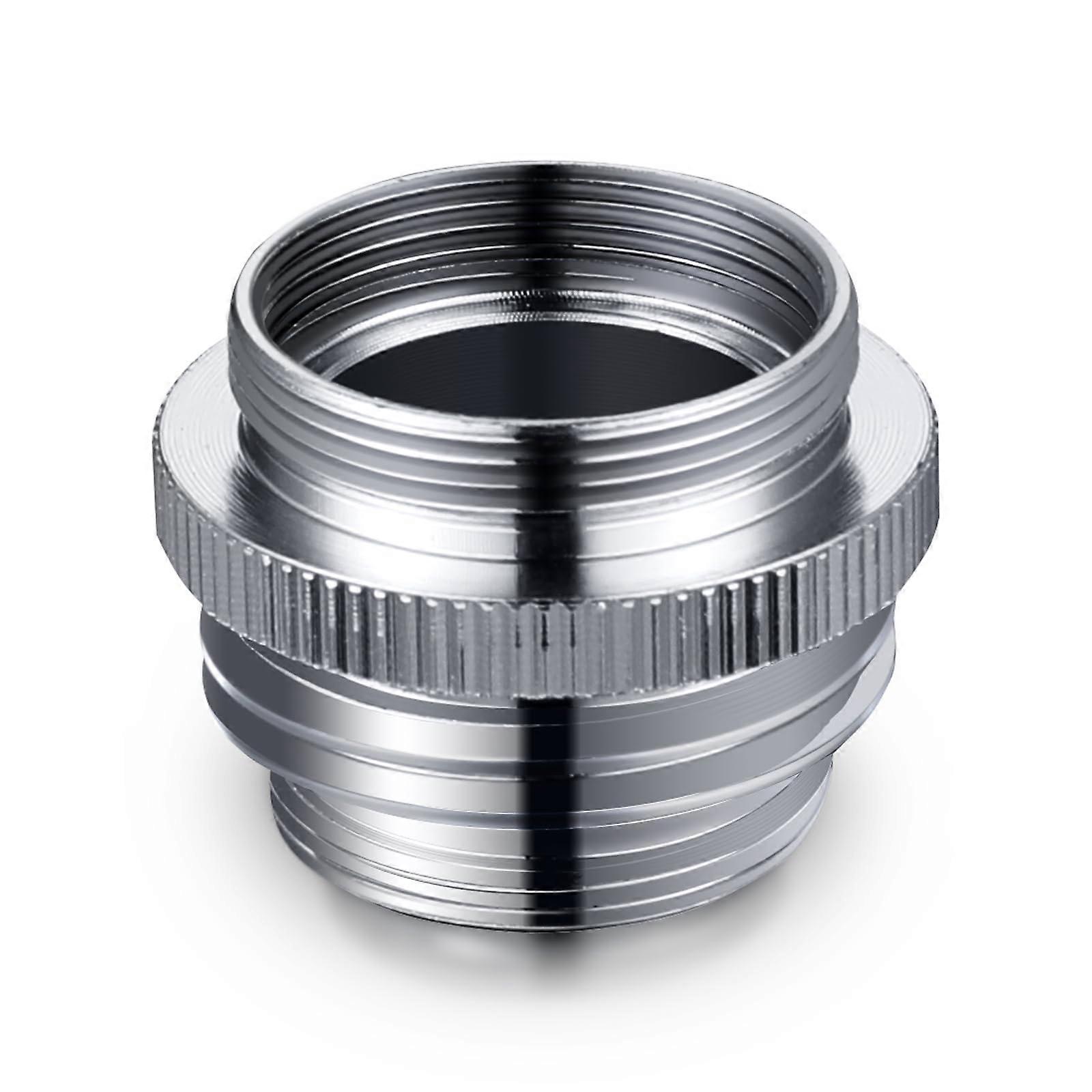Reis Wasserhahn Adapter, Küchenspüle Wasserhahn Adapter Gartenschlauch, Mehrgarn Gartenschlauch für weiblichen Schlauch Schlauchadapter, verchromte Klasse Schlauchadapter