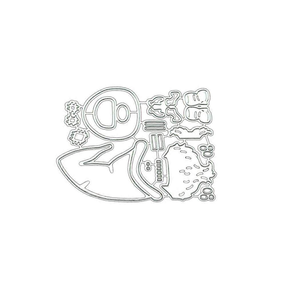 Sisha Claus المعادن قطع يموت بليد لكمة الاستنسل النقش قالب لبطاقات DIY صنع يوميات مخطط الديكور الفضة