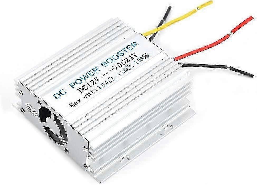 Strömomvandlare, bilströmförsörjning 12V till 24V DC-DC-växelriktare 15A