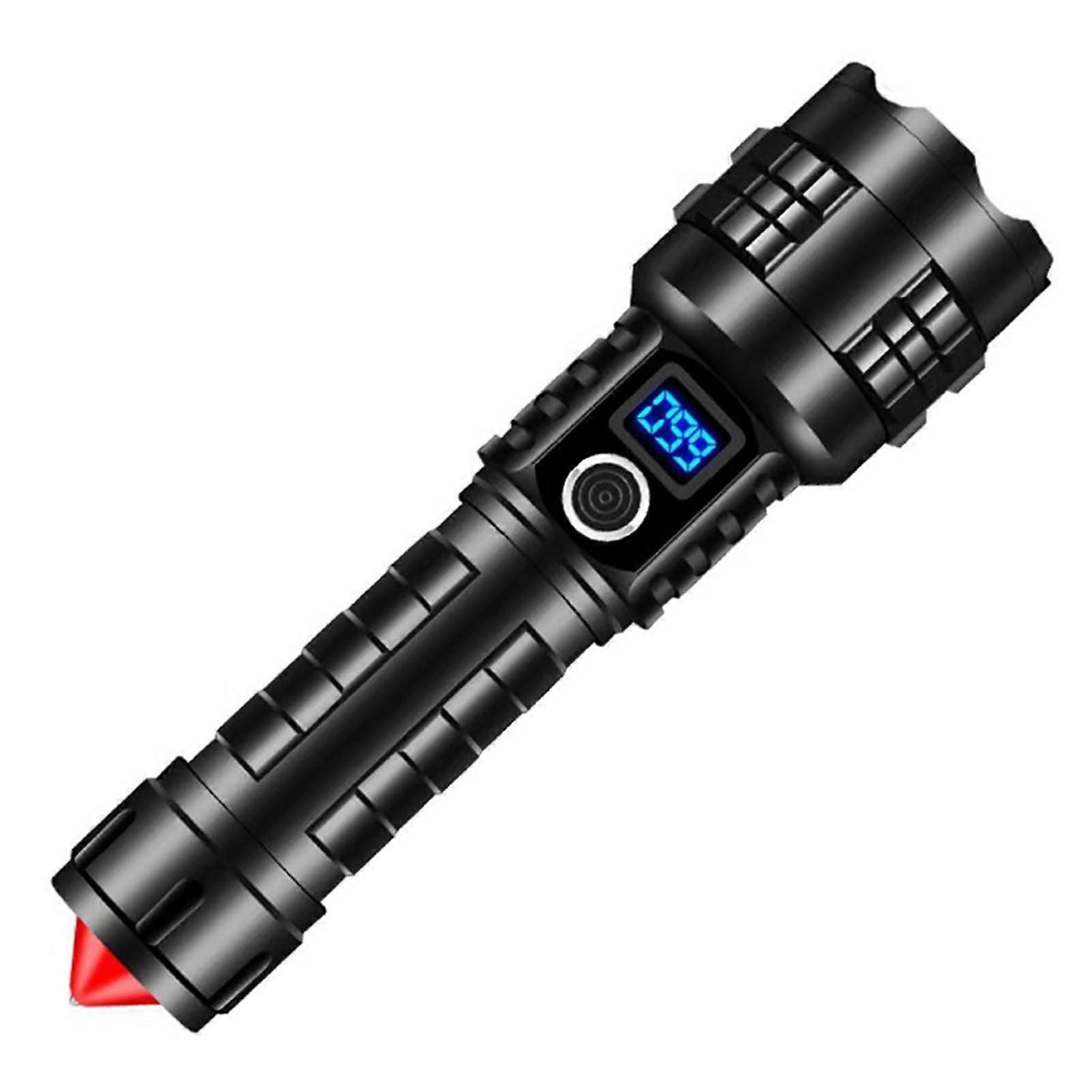 Rechargeable Flashlights High Lumens 3000 Lumen LED Tactical Flashlight for Camping Emergency Handheld Use