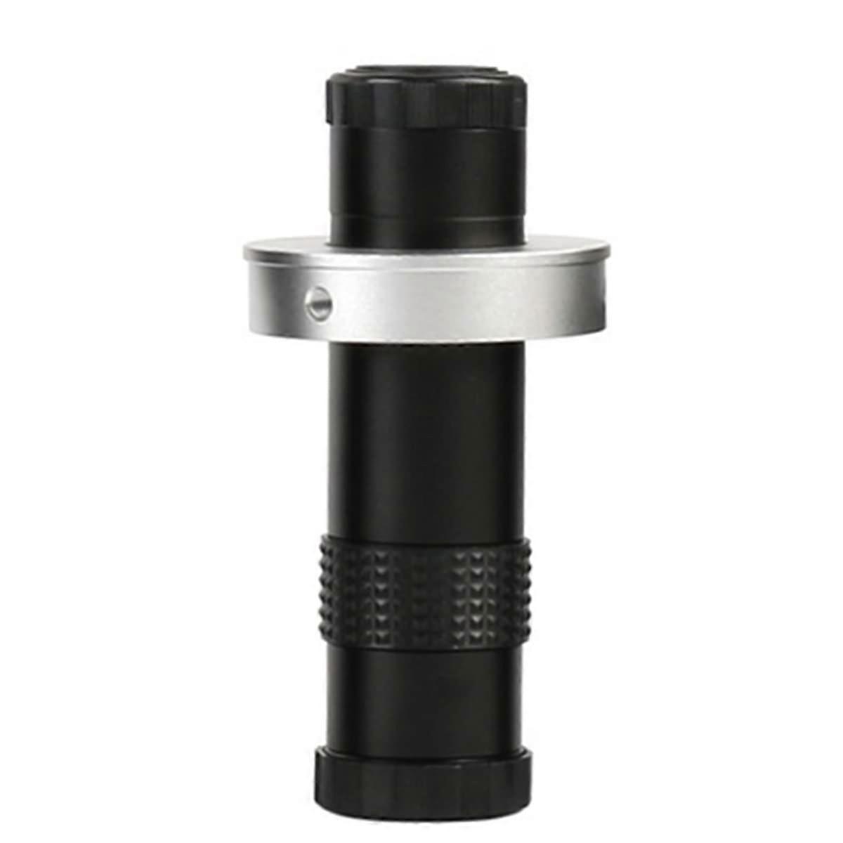 Microscope Kit 100X-600X Adjustable Zoom CS C Mount Lens with 130X B Adapter for Industrial Use
