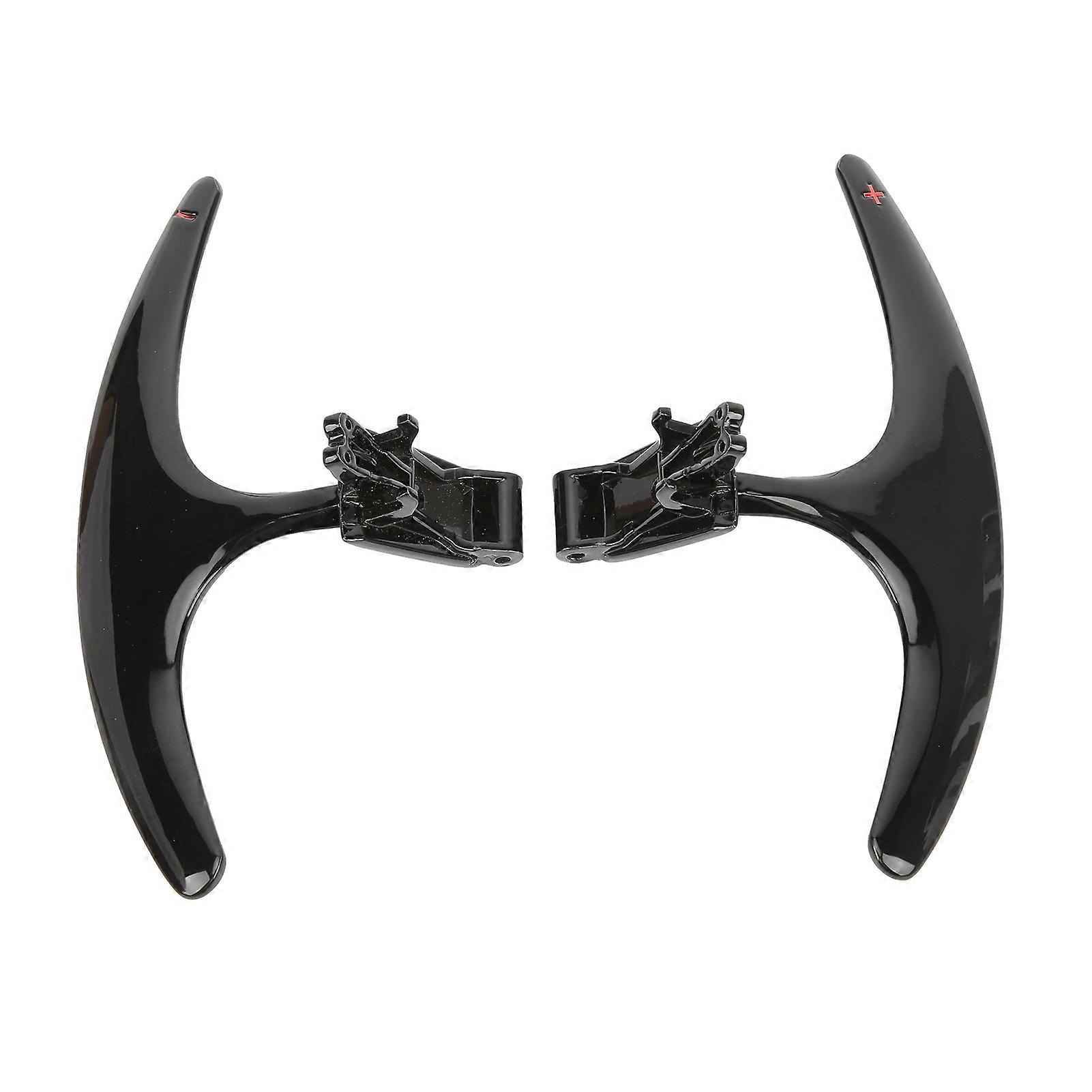 2PCS Shifter Paddle Aluminium Alloy Accessories Replacement for Cayenne 2017‑2021Black