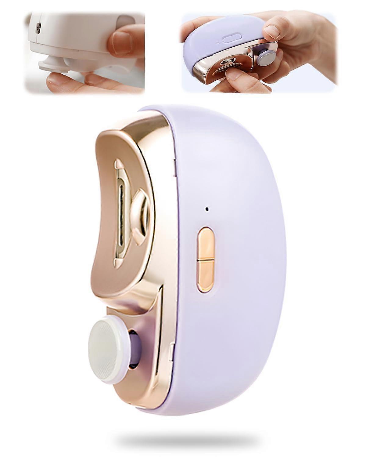 upgraded 3 in 1 1 point in automatic nail scissors polishing, for elderly adults & babies
