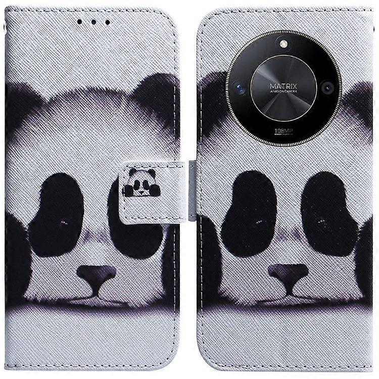 For Honor Magic6 Lite 5G Case Pattern Print Leather Wallet Cover
