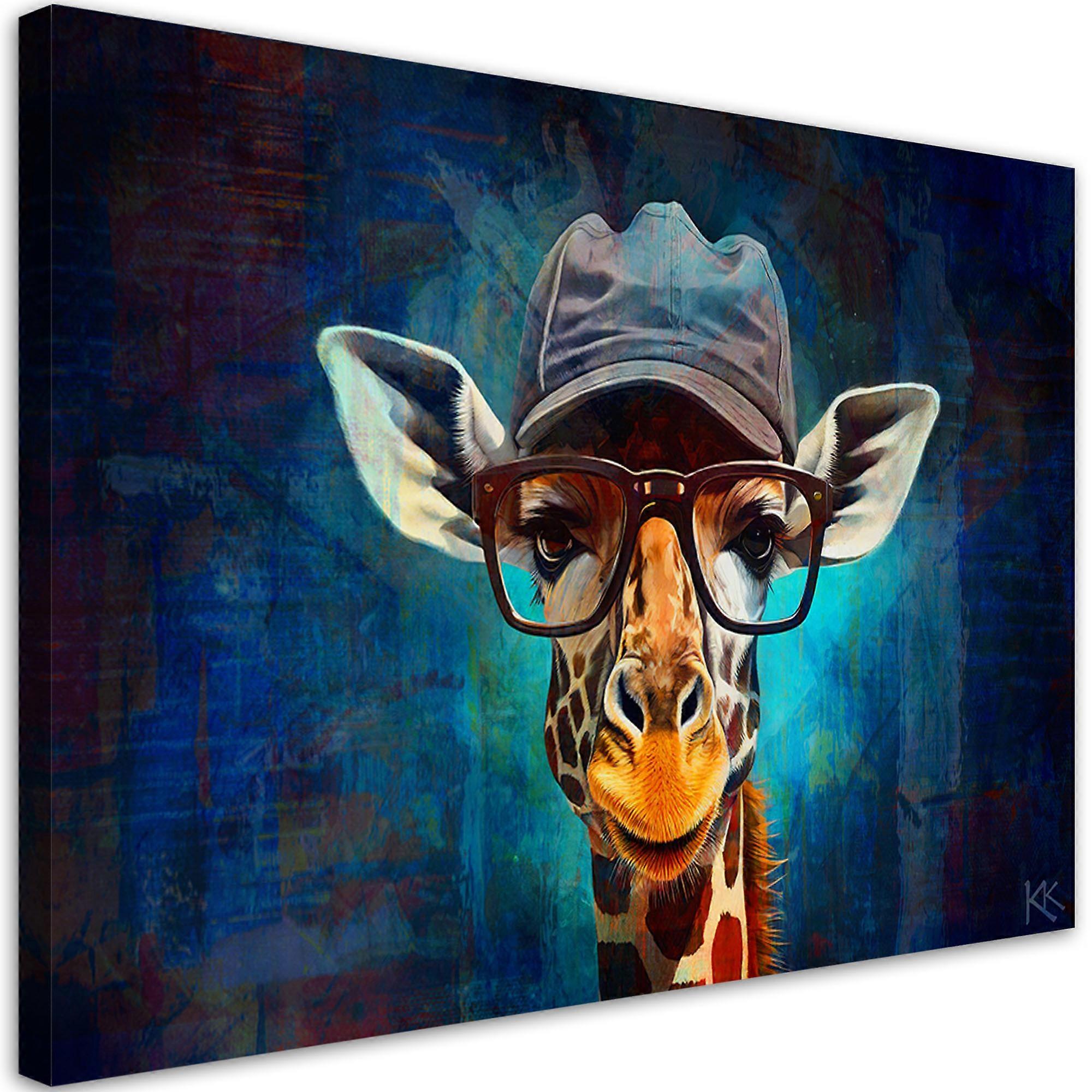 Lienzo Jirafa Pop Art - 100x70