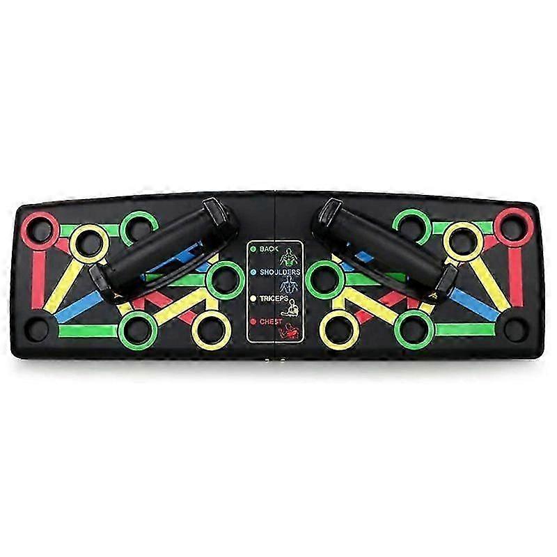 14 in 1 Push Up Board Foldable Multifunctional Fitness Board with Push-up Handles for Portable Home Fitness