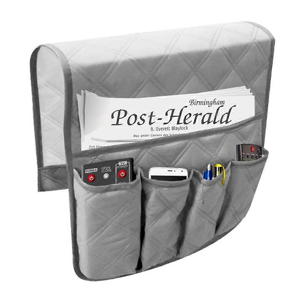 Bedside Bed Organizer Hanging Storage Bag with Multiple Pockets Magazine Books