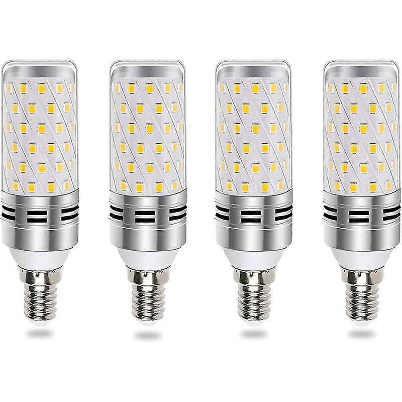 E14 LED Bulb 16W Cool White 6000K, Halogen Equivalent E14 100W 120W, 1600LM, 360 Light, AC 175-265V, E14 LED Candle Bulb for Chandelier/Wall/Bedside L
