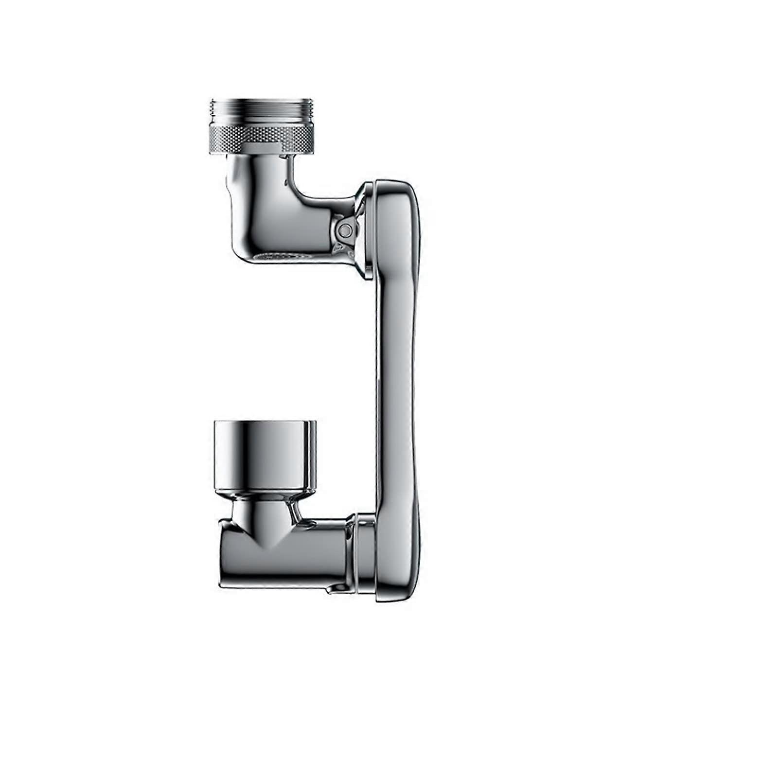 1080 Degree Universal Extension Faucet Washbasin Tap Splash Aerator Filter Splash Faucet Faucet Adaptor Rotary Robot Arm,for Extra Durability(A)