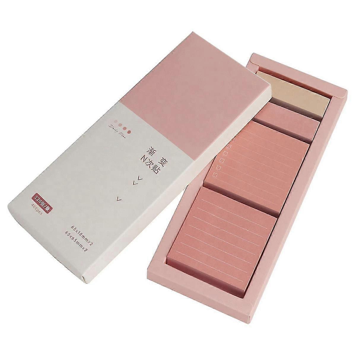Portable Blank Sticky Notes, Self-Stick Index Tabs Organizer for Planner, Journal, Calendar, 480 Sh