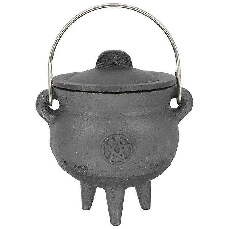 Mini Metal Cauldron,Black Buckets with Handle A