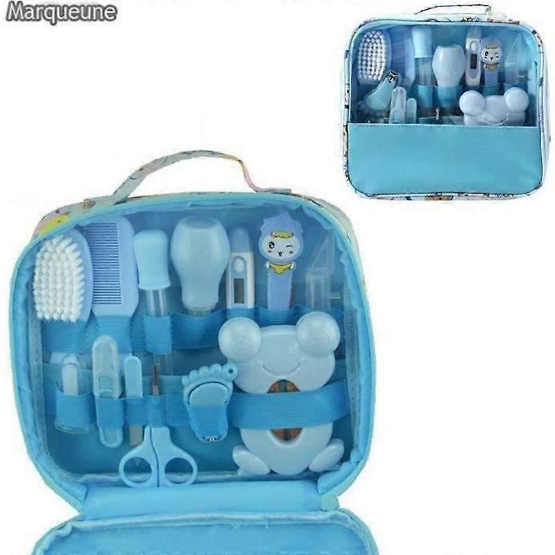 Complete Baby Care Kit- 13 Accessories - Blue