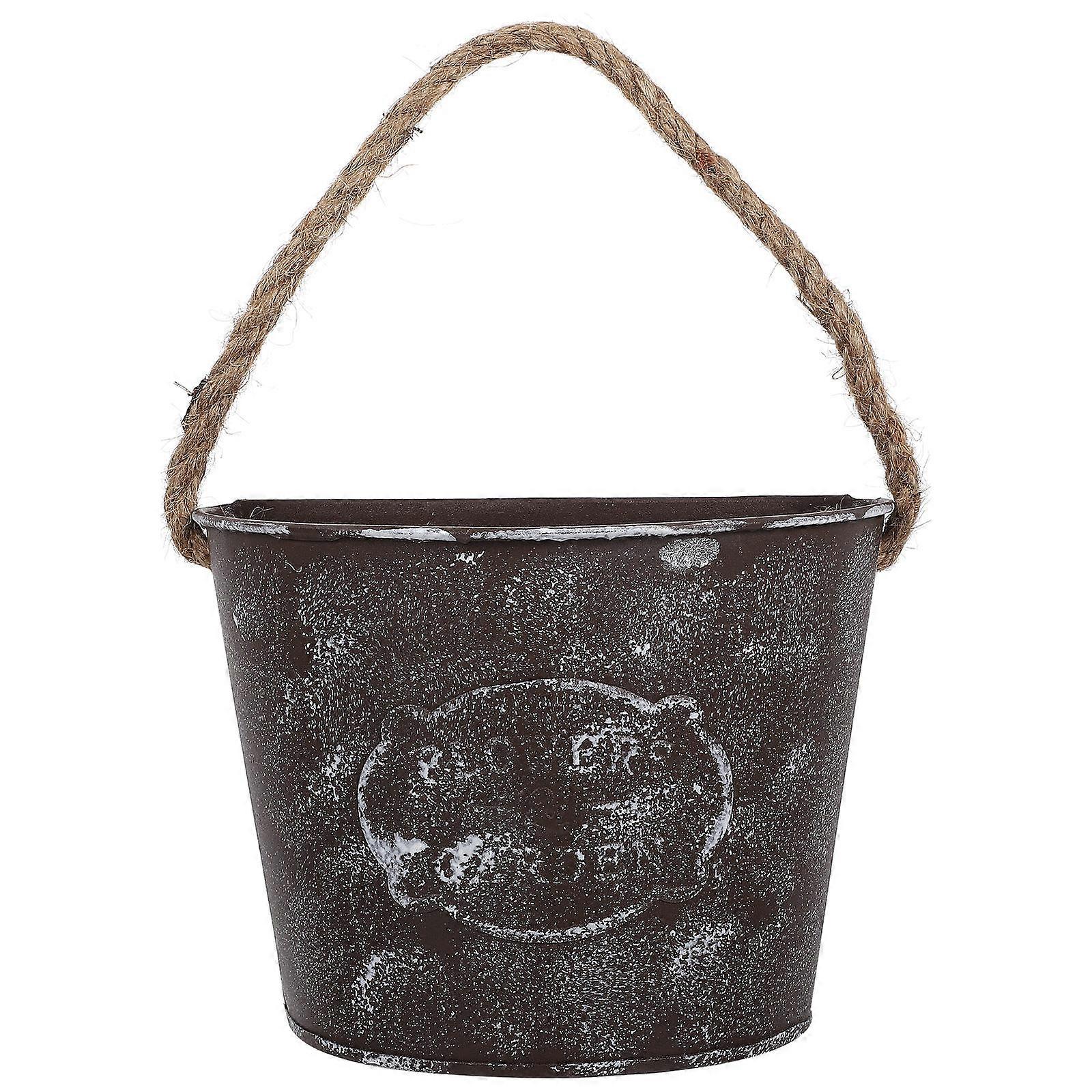 Compact Wall Mounted Planter, Durable Iron Build with Aesthetic Appeal for All Settings