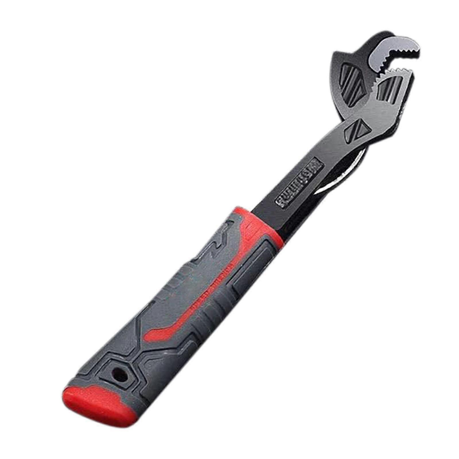 Multifunctional Self Locking Pipe Wrench Tool Forged Steel Three Sided Toothed
