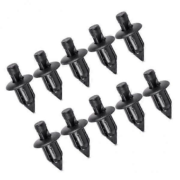 3-10pack Bumper Card Panel Black Fasteners Mounting Clips Push-Type