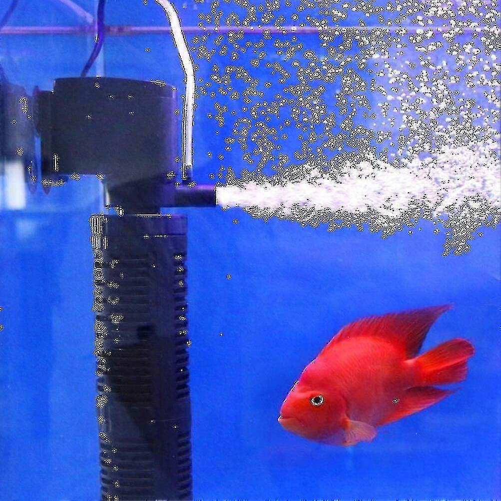 3-in-1 Quiet Submersible Aquarium Filter Pump with Oxygen Aeration, Internal Water Purifier for Fish Tanks