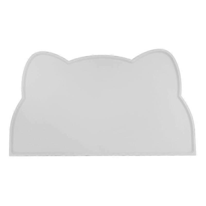 Silicone Dog Cat Bowl Mat, Cat Feeding Mat,Silicone Pet Food Mat, Non Slip Waterproof Dog Bowl Mat, Waterproof Tray Cushion Stop Food Spills and Water