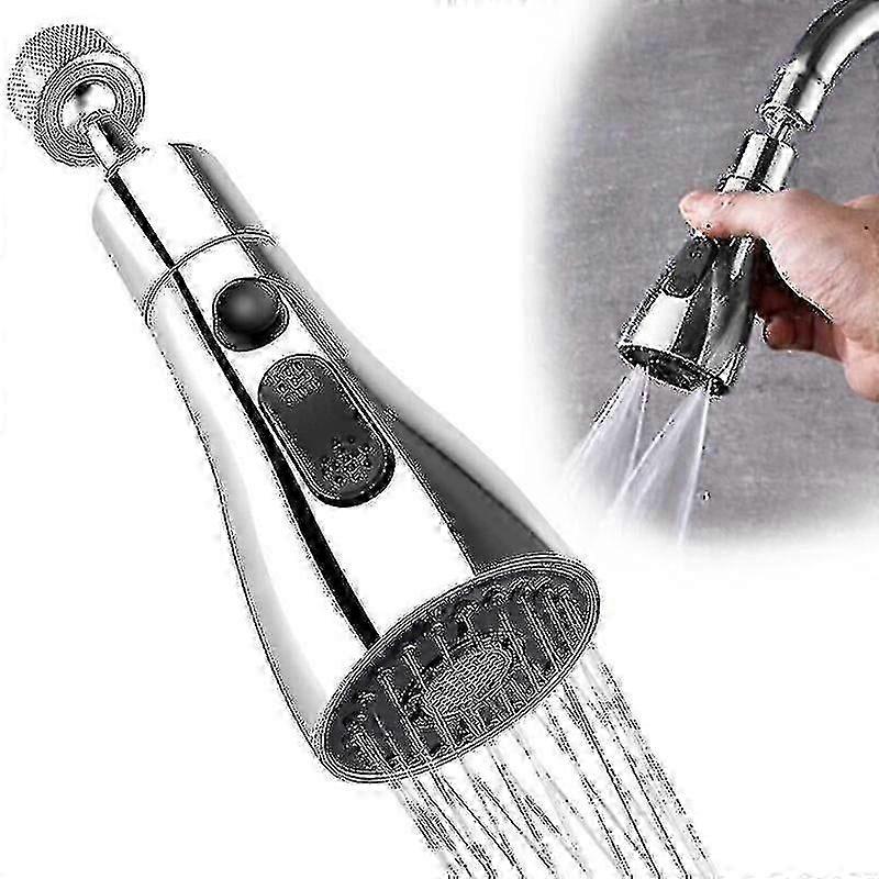 Universal 360 Swivel Kitchen Faucet Spray Head Replacement with 2 Spray Modes