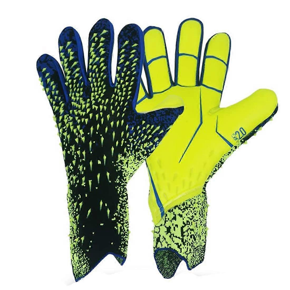 Goalkeeper gloves for soccer goalkeepers, soccer goalkeeper gloves for children, boys, soccer gloves with strong gripping palms F 10YARDS