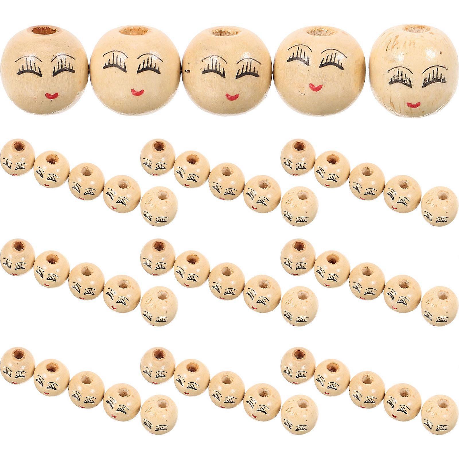 Drevené korálky Bulk Pack, vynikajúce pre umelecké výtvory a dekoračné predmety