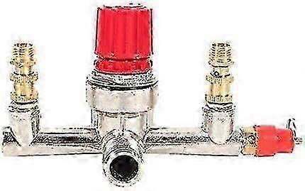 2025 Double Outlet Tube Alloy Switch Valve - Piston Air Compressor Adjustment Part for DIY Repairs