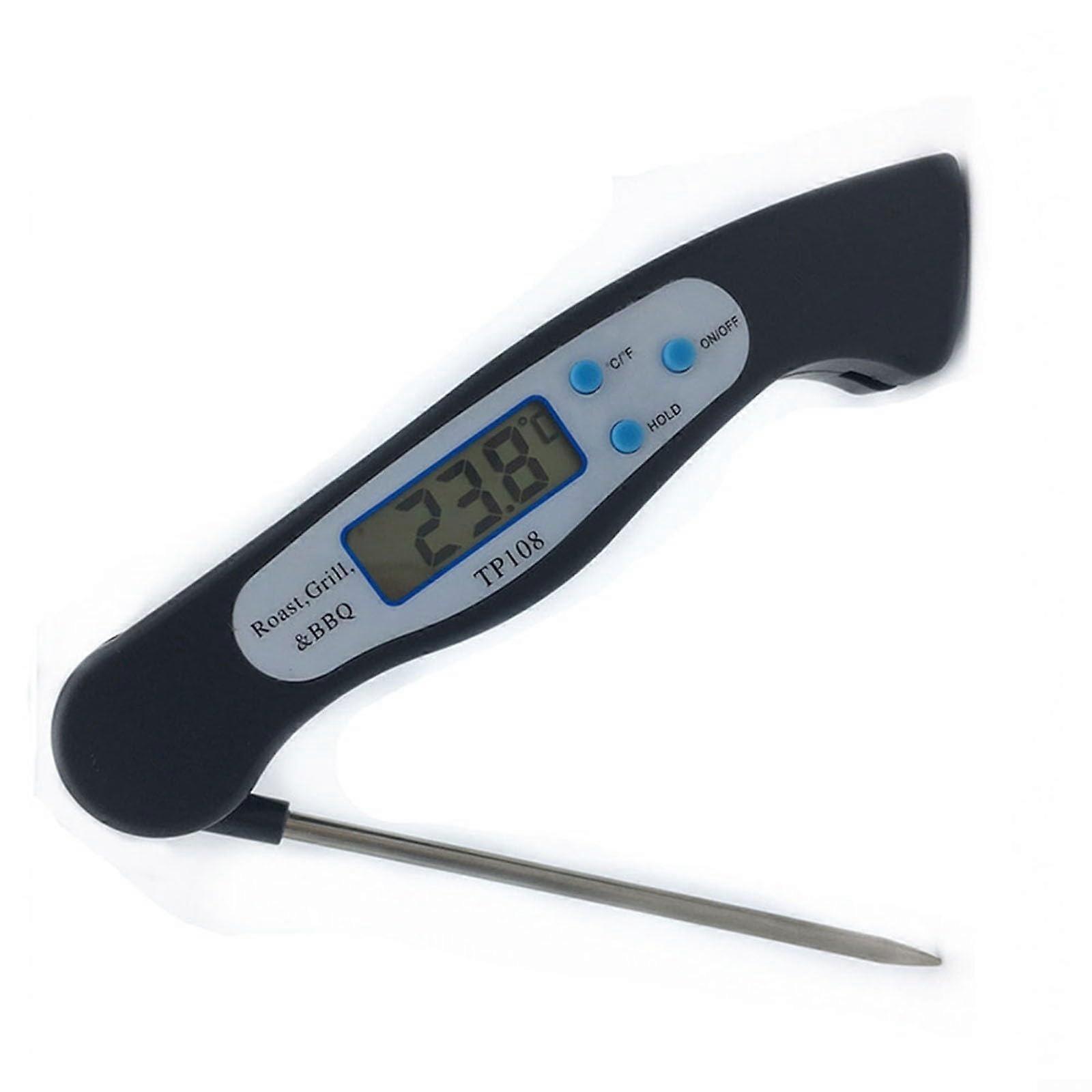 1 Piece Thermometer Digital Thermometer with Probe Meat Oven Instant Read LED Display with Backlight
