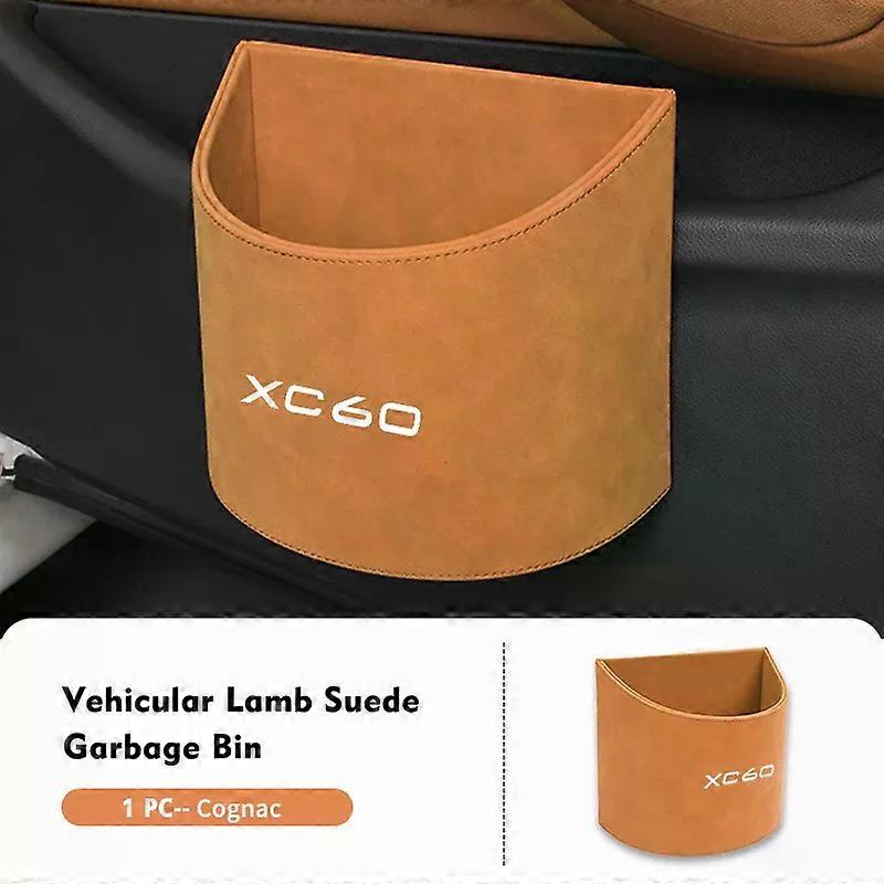 Car Seat Trash Can Hanging Auto Dust Garbage Box Accessories Suitable for Volvo V40 V50 V60 V70 V90 XC40 XC60 XC70 XC90 S60 S80 S90