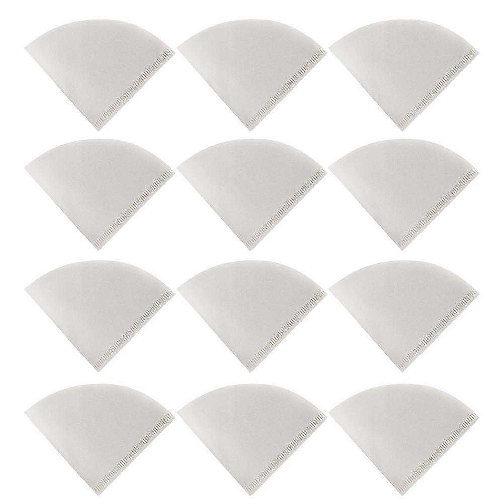 100pcs Paper Coffee Filters for – Natural Cone Shape, Sturdy & Tear Resistant, Single Use for Coffee Making
