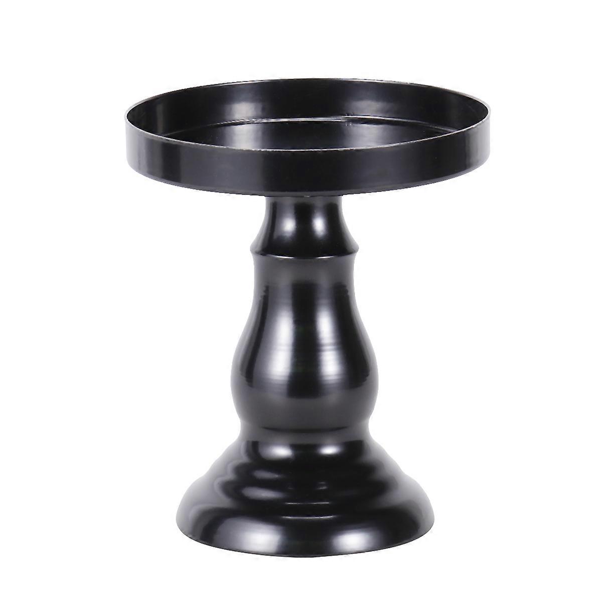 Dessert Trays For Dessert Table Metal Cake Rack Black Round Repeat Use 1Set