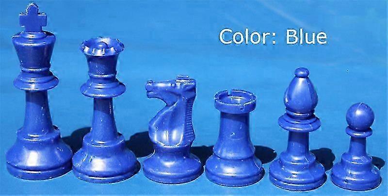 17Pcs Chess Pieces Standard Match Chess Set 2 Pcs Queen 1 Piece King High 97mm Chessman Resin Chess Pieces Without Chess Board