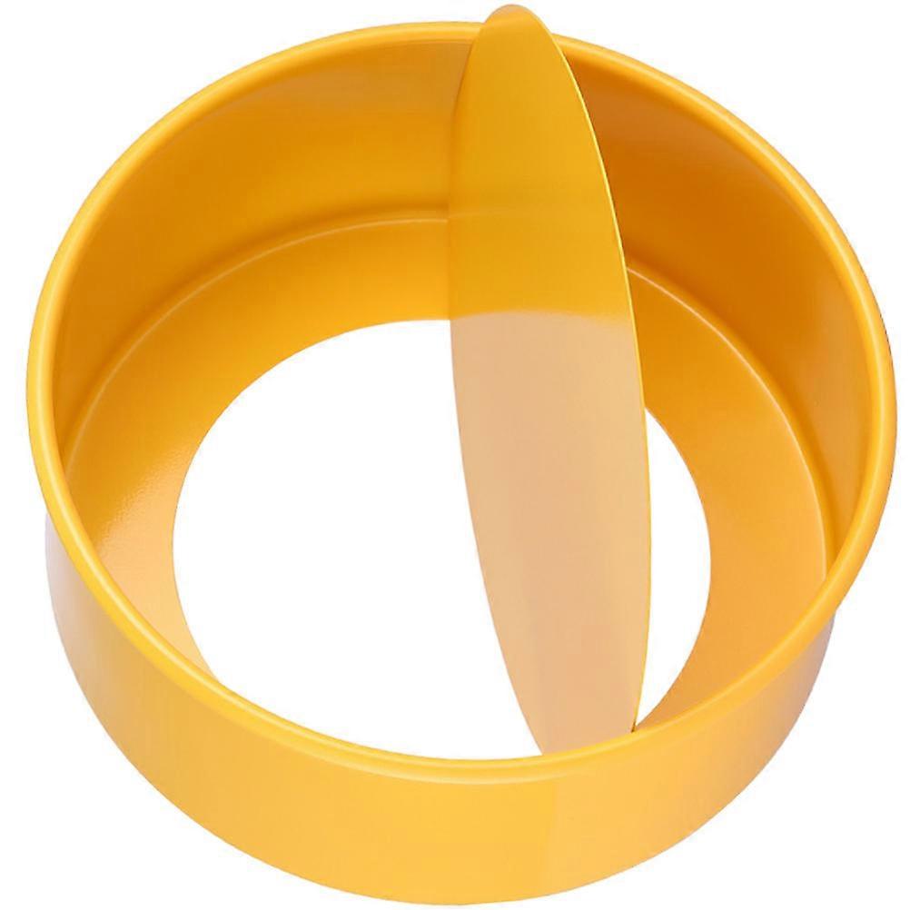 Cake Baking Pan Non-Stick Detachable Baking Mold for Home Baking Yellow 20.3X20.3X19.8CM Even Heating 1Pack